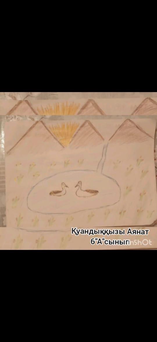 Жаратылыстану пәндері әдістемелік айлығы аясында "Жас эколог" үйірмесінің жетекшісі М.Бекбосынова "Ғажайып табиғат" тақырыбында сурет байқауын өткізді